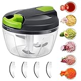 Domkan Trancheuse d'oignon 520 ml - Coupe-oignons manuel