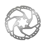 Shimano SHI1832, Disco Freno 6 Fori, Grigio, 160mm