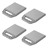 Lot de 4 plaques de support empilables avec poignée