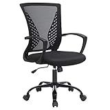 Songmics Fauteuil, Chaise ergonomique, pivotant, réglable