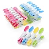 AiQInu Lot de 30 pinces à linge, en plastique Pegs
