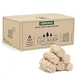 Log-Barn Allume-feu Écologiques Naturels - 200 en Laine