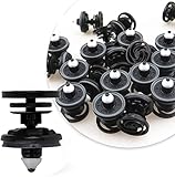 Lot de 20 clips de fixation pour revêtement de porte