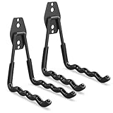 3-H Lot de 2 crochets muraux pour garage, charges lourdes,