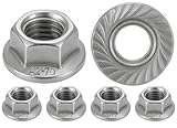 Ecrou INOX à embase crantée M16 | écrous rondelle à