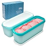 SveBake Bacs à Glace avec Couvercle 1,4 Litre - 2 pièces