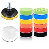 MMDBD Lot de 15 éponges de polissage pour voiture,