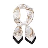 Ecroon Femme Foulard Soie Ressentir Carré Foulards