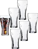Arcoroc Cola Lot de 6 verres à contour calibrés 37