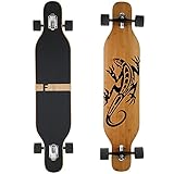 FunTomia Longboard avec 3 niveaux flexibles Skateboard