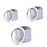 Lot de 30 anneaux de porte-clés, 3 tailles (30 mm,