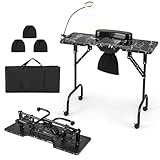 RELAX4LIFE Table Manucure avec Aspirateur | Table Manucure