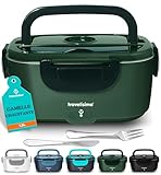 TRAVELISIMO Gamelle Chauffante 80W Chauffe Plat, 3