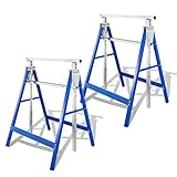 Vigevee Lot de 2 tréteaux d'échafaudage, tréteau de