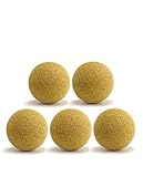 CAAA Lot de 5 balles de Baby-Foot BONZINI Jaunes en