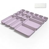 Lot de 16 organisateurs de tiroirs en plastique avec