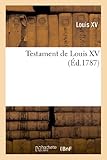 Testament de Louis XV