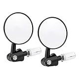 Tiiyee Rétroviseurs moto guidon avant, scooters pliants