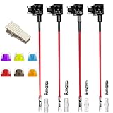 Gebildet Lot de 4 fusibles de voiture miniatures, 12