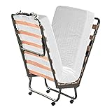 Cortassa - Lit pliant avec matelas à mémoire de forme