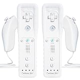 2 Pièce Manette de Wii avec Nunchuk et Motion Plus,TechKen