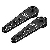 sourcing map 2Pcs Aluminium 25T Servo Klaxon pour Futaba