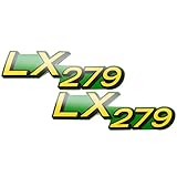 John Deere LX279 M146007 Lot de stickers pour capot
