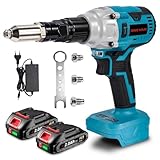 ONEVAN Pince à riveter électrique sans fil - Longueur