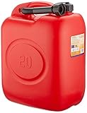 Bidon en plastique rouge de 20 l