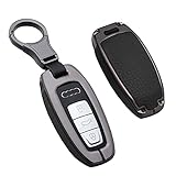 HIBEYO Coque de clé de voiture pour Audi A6 A7 A8 Q7