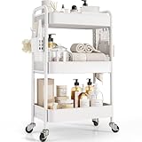 Urackify Chariot de rangement sur roulettes pour diverses