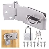 Serrure à loquet en acier inoxydable avec cadenas et