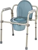 VONOYA Chaise de Toilette pour Adultes Âgés Jusqu'à