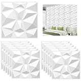 Lot de 12 panneaux muraux 3D autocollants - Aspect