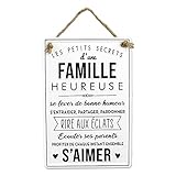 STC Plaque Metal Famille Heureuse
