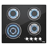 Plaque de Cuisson Gaz 4 Feux - Cuisinière Encastrable