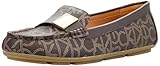 Calvin Klein Mocassins plats Lisa pour femme, Marron