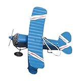 Pendentif avion biplan rétro - modèle d'avion vintage