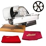 Berkel Trancheuse Home Line 200 Plus, noire, avec couvercle