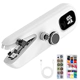 Machine à coudre à manivelle électrique, rechargeable,