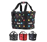 BÜCHEL Panier à Vélo Avant | Sac à Provisions I Pliable