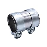 SHLPDFM Collier de serrage double pour tuyau d'échappement