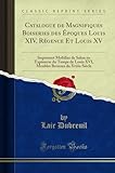 Catalogue de Magnifiques Boiseries des Époques Louis