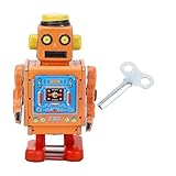 POENVFPO Jouet Robot de Refoulement Vintage, Jouet