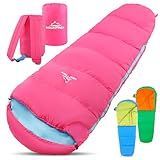 MOUNTREX Sac de couchage pour enfant - Portable comme