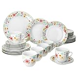 MamboCat Variant Blümchen Service de table 30 pièces