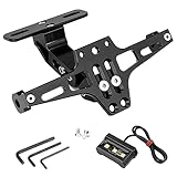Support de plaque d'immatriculation pour moto, universel,