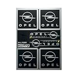 Opel Set de stickers officiels Motorsport, logo noir