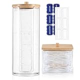 Gaomoeny Lot de 2 distributeurs de cotons-tiges - Boîte