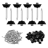 Lot de 130 clous d'étanchéité pour bande à picots -